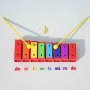 China Design Wholesale Kid Rainbow Blocks Baby Music Wooden Educational Toy Fo Bass Xylophone