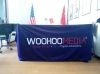 China factory Customized design 6ft table cover or table cloth with logo for trade show