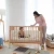 Import China Good Wooden Baby Bed Wood Cot White Crib With Ce Certificates from China