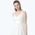 Import China Guangzhou Factory Exported Ruffled Tassels Gorgeous Infinity Dress Backless White Short Lace Bridesmaid Dress Knee Length from China