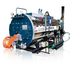 China natural gas lpg waste oil diesel fuel fired industrial steam boiler for sale