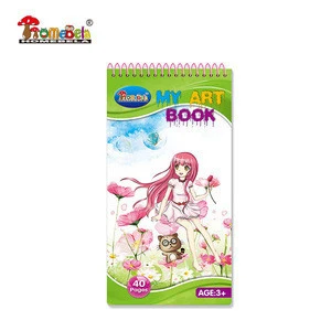 China school stationery custom colorful picture spiral animal printed notebooks