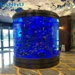 China Supplier Acrylic Cylinder Discus Fish Tank Aquarium Accessories