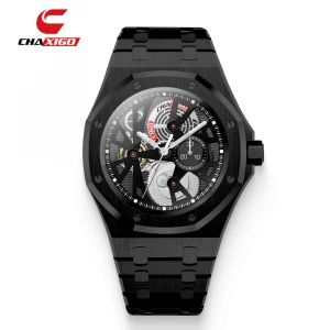 China Supplier Custom Logo High Quality Quartz Watch luxury brand  service gold chain strap men wrist quartz watches