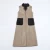 China Supplier popular 100% cashmere skin animal fur clothing, custom real fox fur coat women, long gray fur vest women