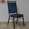 China Wholesale Cheap Luxury Stackable Rental Gold Metal Iron Steel Hotel Hall Banquet Chairs For Sale