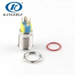 Chinakel 16mm latching 3pdt push button switch push button on off switch smd push switch gold-plated