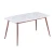 Import Chinese high quality marble top dining table classic long restaurant dining table from China