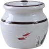 Chinese Monochromes  High Temperature-Fired  Under Glazed Hand-painted Porcelain Tableware Flavoring Jar 1200 ml