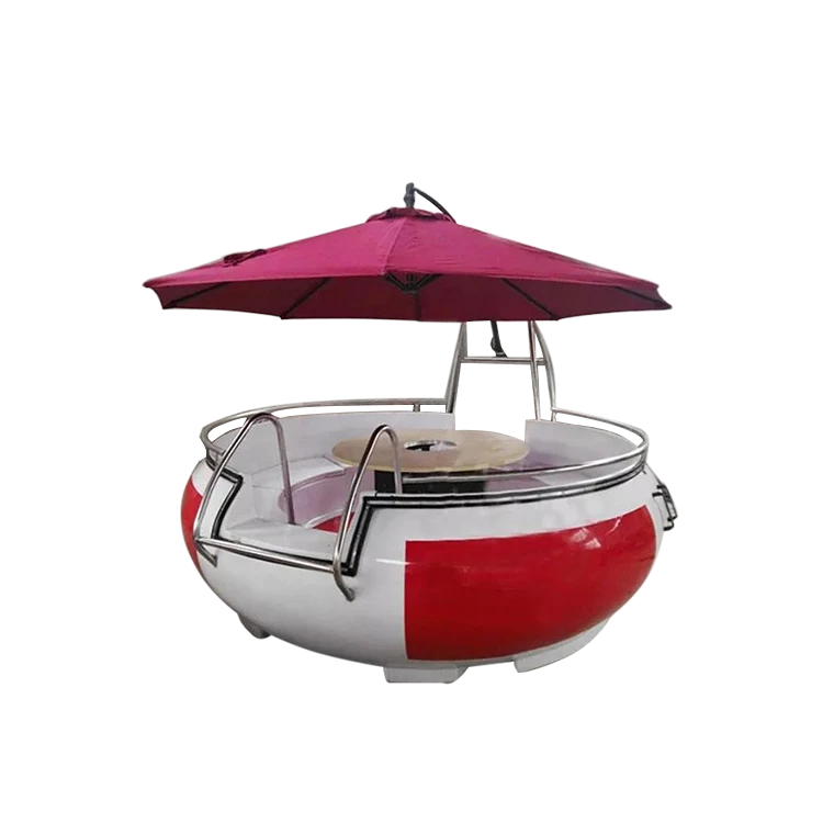 Chinese wholesale multifunctional electric BBQ donut boat