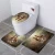 Import Christmas Home Toilet Decoration Blank Bath Room Bathroom Accessories Set from China