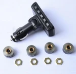 Cigarette adapter display car tpms with 4 External sensors Tire Gauge