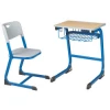 Classroom funiture wooden single school chair and desk