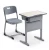 Import Classroom furniture height adjustable primary school student desk and chair from China