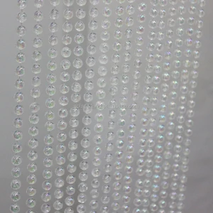 Clear Crystal Acrylic Bead Curtain For Wedding,Birthday,Party Decorations