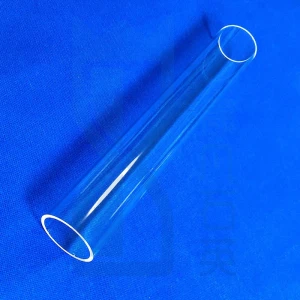 Clear heat resistant quartz glass tube for UV ultraviolet lamps