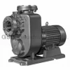 Close Coupled Electric Self Priming Sewage Pump Semi Open Impeller For Wastewater Treatment