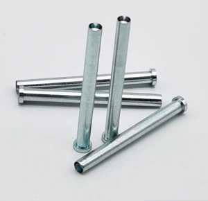 Cnc Lathe Turned Flat Head Hollow Tubular Dowel Clevis Pin With Hole