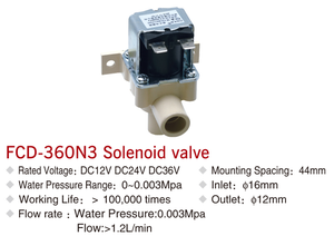 CNKB FCD-360N3 solenoid valve for water dispenser,water boiler