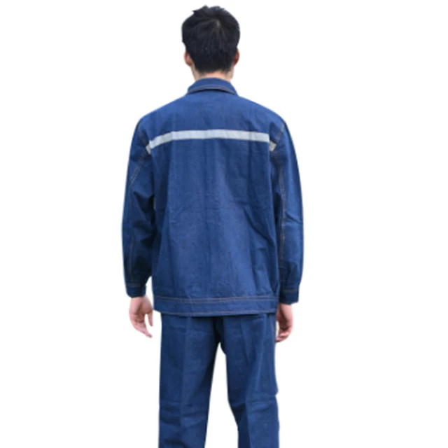 Coal mine underground labor protection work clothes suit male miners clothing pants reflective cotton wear - resistant worker ar