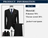 Coat pants design custom fit men wedding suits
