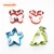 Import Colorful animals shape stainless steel sandwich  cookie cutter  for kids from China