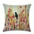 Import Colorful Dird Watercolor Style Linen Material Decorative Pillow Cushion Cover Pillow Case Cover Decorative from China