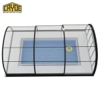 Commercial polycarbonate aluminum telescopic swimming pool enclosures