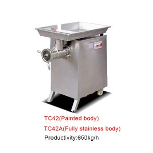 Commercial use 650kg/h Electric Meat Chopper for Butcher / 42# Stainless Steel Meat Grinder