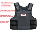 Concealable Multi-Threat Vest NIJ3A Bulletproof vest Against .44 Bullet