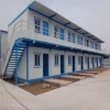 Container house, prefabricated steel frame modular building China