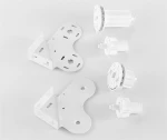 Control up and down Double Layer roller blind bracket with end cluth