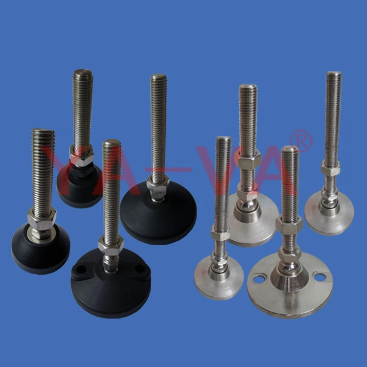 conveyor parts screw leveling feet with tripod support base