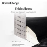 Coolchange Anti-slip Reflective Bike Narrow Saddle Cushion Cycle Shock Absorb Pad Bicycle  Saddle Cover