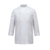 Cotton  polyester chef jacket buttons chef coat uniform with good price