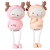 Import Creative decoration resin doll crafts  Cute TV cabinet partition hanging feet doll for home decor from China
