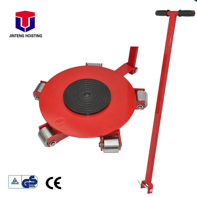 CRP 360 Degree Rotating Trolley 6 Ton Mover Dolly/6T,Rubber wheel
