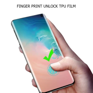 Curved Soft TPU Full Cover Front Screen Protector HD Clear Guard Film  Not Glass For Samsung S10 S10+