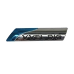 Custom ABS chrome emblem 3D car logo emblem Aluminum auto Logo Sticker metal car badge sticker