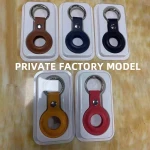 Custom case for airtag accessories Protective Case Pu Leather Case cover for air tags holder for apple airtag