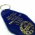 Import custom colorful Hot stamping logo plastic hotel motel key chain from China
