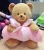 Import Custom Cute Cotton Baby Swaddle Blanket Pretty Plush Soft Pink Teddy Bear Polar Coral Fleece Baby Blanket from China