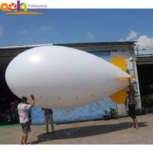 Custom Design Remote Control Helium Blimp Blank Inflatable Blimp for Advertising