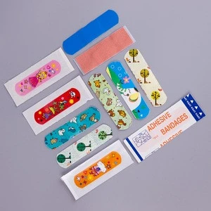 Custom Different Shape Color Printed Band Aid Professional Medical Waterproof Wound Adhesive Plaster
