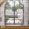 custom elegant iron gate/artistic wrought iron gates/new design high quality &amp; low price ornamental iron gates