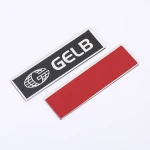 Custom engraved metal brushed nameplate anodized diamond cut aluminum name plate