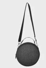 Custom Fashion Stylish  Round  Storage Bag Portable Crossbody Bag