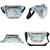 Import Custom Fitness Fanny Pack Ladies Waist Bag Crossbody Belt Bag Fashion Laser Holographic Waist Bags Women from China