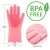 Import Custom Heat Resistant Magic Silicone Scrubber Rubber Silicone Brush Dish Cleaning Washing Dishes hand Gloves from China