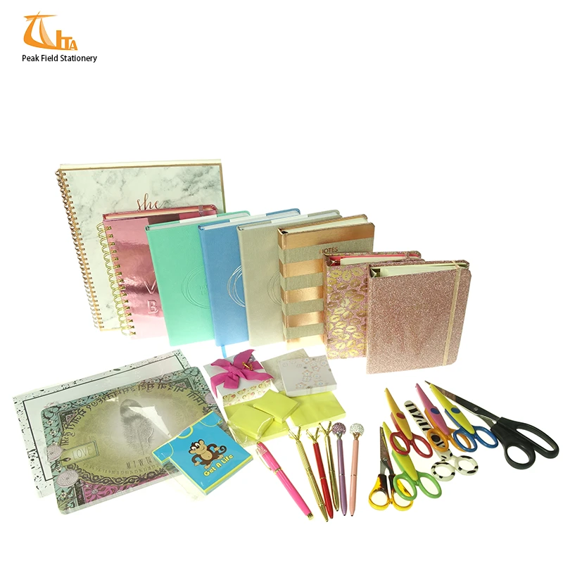 Custom list of office stationery items products gift set china school stationery